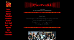 Desktop Screenshot of firepro84.com