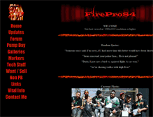 Tablet Screenshot of firepro84.com